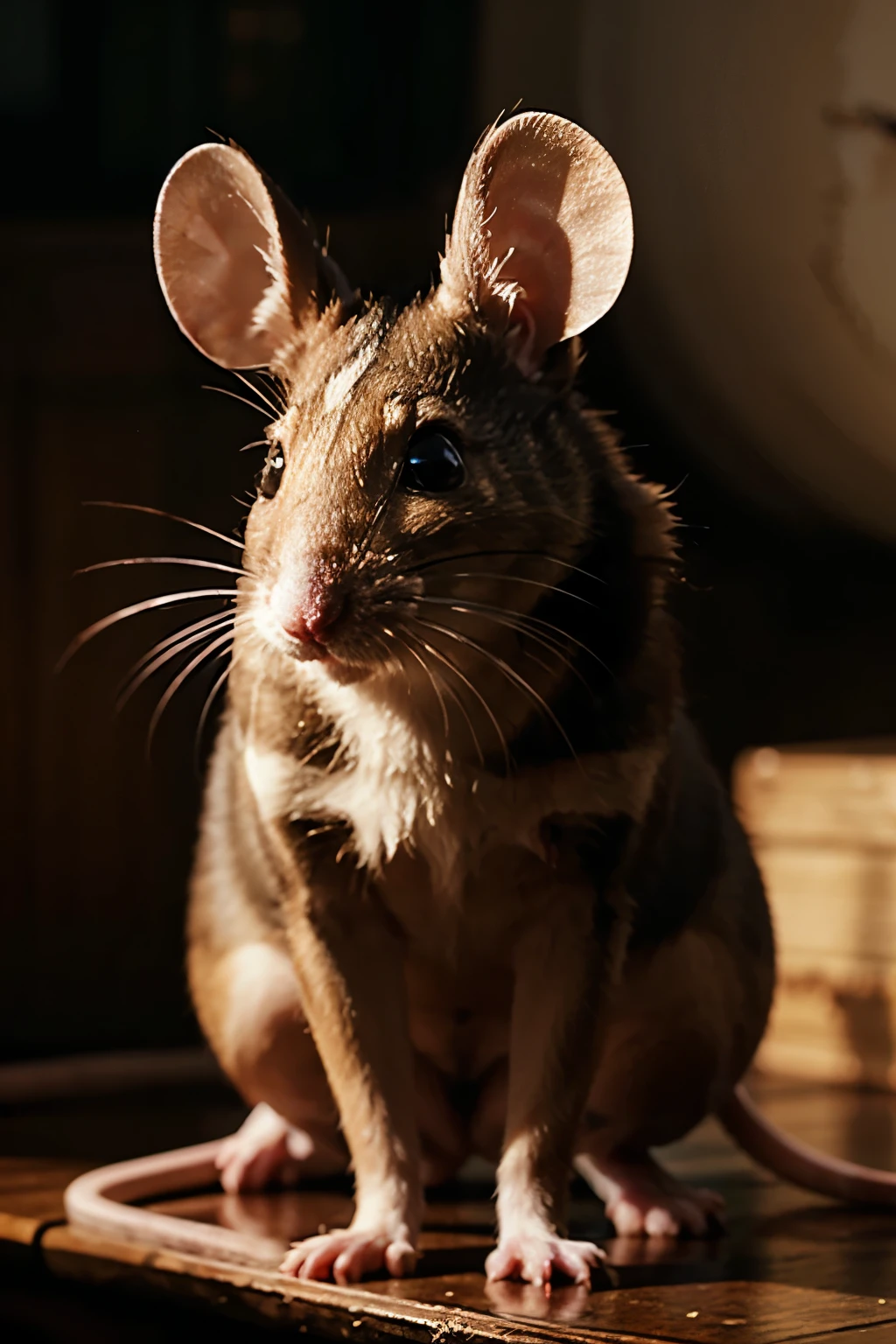 The mouse is pretty, cry