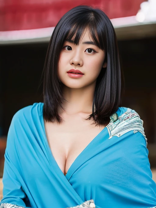 (High resolution、8k)、1 Female、21 year old pretty woman、(Scanty with a small amount of fabric:2)、(white、race、Tight bandeau top:1.2)、From the knee up、背筋を伸ばしてStanding、With a telephoto camera、She is looking at her boyfriend who is standing behind the camera.、(Big Breasts:1.2)、Thick and glossy lips、Gentle Eyes、Standing leaning against a light blue wall、(Standing:1.5)、belly button、(Light brown hair、Wolf Cut) 、barefoot、Very realistic、Tanned skin tone