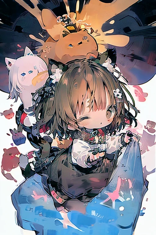 #quality(masterpiece,best quality,8k,Movie),Solitary,#1 girl(Lovely,Kawaii,child,Hair Color Rainbow,Long hair,braid,The color of the eyes is the universe,big eyes,drinking water,Pale skin,Very white skin,Glossy body,)
comic con中,personification(cat ears human cat tail)At comic con,有許多不同類型的玩具figure,Nendoroid3 d,anime statue,玩具figure,q posket,Funny company anime style,動漫動作figure,Nendoroid,PVC Statue,Minion size baby,風格為Nendoroid,figure、 動漫figure、Vinyl Toy Figurines、Nendoroid、action figurine toys、矽膠材質雕像
animal illustrations,mixed species,different kinds of animals,various species,diverse animals,digimon evolution,Ultimate Evolution,perfect body,ultimate body,horse,有personification,digimon evolution,Ultimate Evolution,perfect body,ultimate body,UFO,有horse,有personification,有Cat lady
貓耳娘與許多動物的合照,animal illustrations,mixed species,different kinds of animals,various species,diverse animals,digimon evolution,Ultimate Evolution,perfect body,ultimate body,horse,有personification,digimon evolution,Ultimate Evolution,perfect body,ultimate body,UFO,有personification,Cat lady,cat ears women\(Lovely,Kawaii,10 years old)rest ,quality\(masterpiece,high resolution,top-quality,top-quality real texture skin,提high resolution,RAW photos,Best quality,Very detailed\)
anime festival com bolo e group de pessoas, homens coreano, membros do BTS, birthday , celebrate birthday, fanart oficial, at abirthday, arte oficial, das meninas da linha de frente, 🐿🍸pes, Anime Friends Trending on pixiv、estilo de arte fofo、Happy birthday、fanart de alta qualidade、8k))