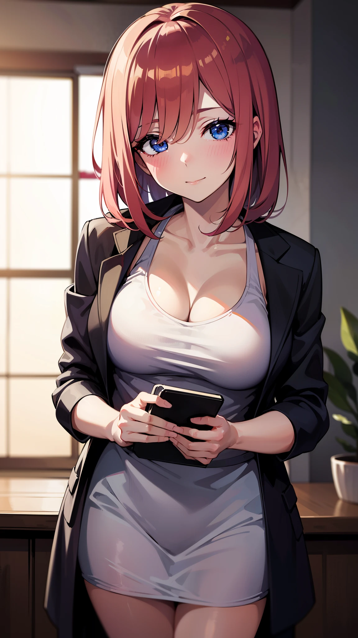1girl, female focus, Nakano Miku, Gotoubun no hanayame,very beautiful, best quality, very aesthetic, absurdres