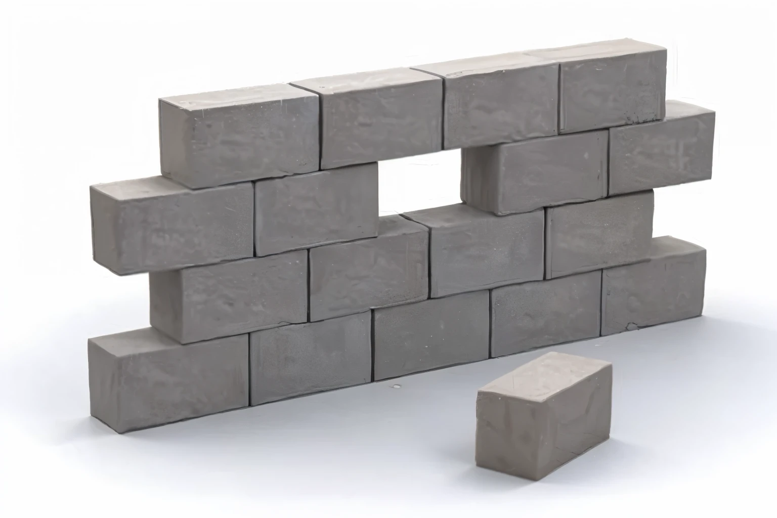 Brick size: 20cm x 10cm
Color: mixed concrete vs coffee color
Above the brick is a shape of coffee beans 
Decorated in front of the house            