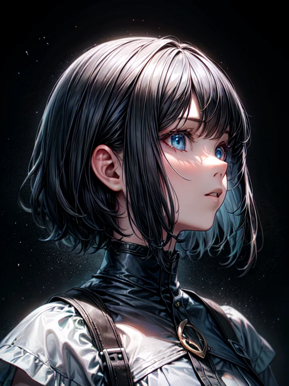 black hair, Surrealism, 8K, Super Detail