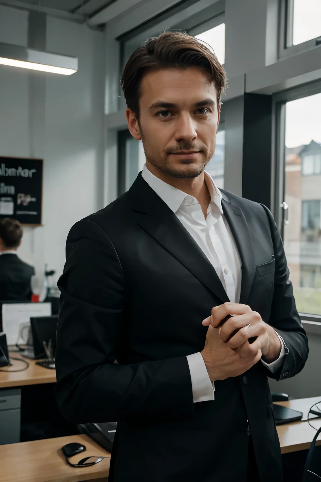 create a german business man