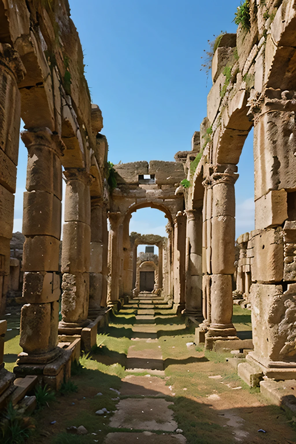 Ancient ruins of a palace