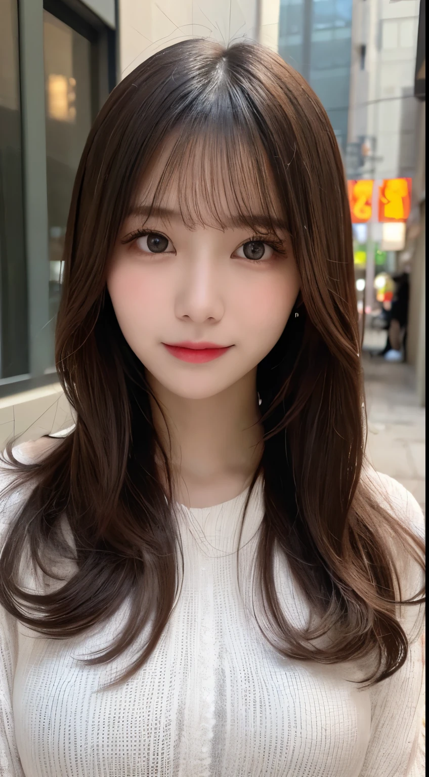 Tabletop, highest quality, shape, Very detailed, finely, High resolution, 8k wallpaper, 完璧なダイナミックな構shape, Beautiful and exquisite, Nice spring clothes,Beautiful straight hair,Small breasts,Natural color lip, 20-year-old girl、cute、sexy shot looking at camera,Always blur the background,Perfect and beautiful face、Slim face and figure,Big eyes、Putting on gal makeup,Actual Photos(Best image quality)、Sexy Face、Fashion magazine model pose、A shy smile、Cyberpunk Fashion、Cry