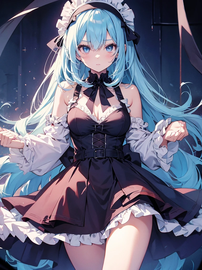 1girl,masterpiece, best quality, very aesthetic, absurdres,
Rem, Re:Zero - Starting Life in Another World - A demon maid with a deep loyalty and affection for the protagonist, Subaru, showcasing immense power and emotional depth.