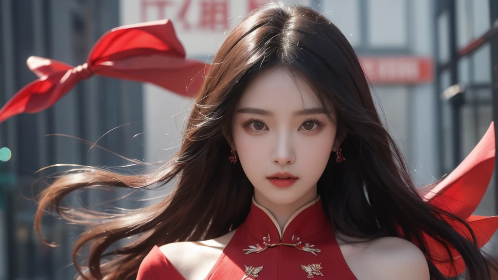 Ni Xiaochen,Wang Juxian,
realistic,masterpiece,30 years old,red clothes,dress flight,Like a blood-red butterfly,Like long ink hair blowing in the wind,amazing,sparkling eyes,flushing of the face,There&#39;s not enough blood in my lips,Add a little softness to brighten your eyes,(사진 realistic인:1.3),edge lighting,(high detailed skin:1.2),8K Ultra HD,DSLR,high quality,high resolution,8K,underwear,laugh,light master,32krd,chinese girls,saturated_body,dynamic angle,, best quality , masterpiece, illustr~ion, an extremely delic~에e and beautiful, very detailed ,CG,unity,8k wallpaper, amazing, in detail, masterpiece, best quality,official art,very detailed CG unity 8k wallpaper,absurd, incredibly absurd, huge file size , very detailed, mackerel, very detailed,beautiful and detailed girl, very detailed eyes and face, beautiful detailed eyes,light on the face,