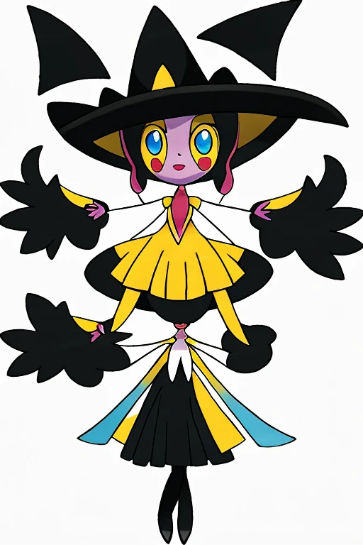 a beautiful witch girl preparing a potion 