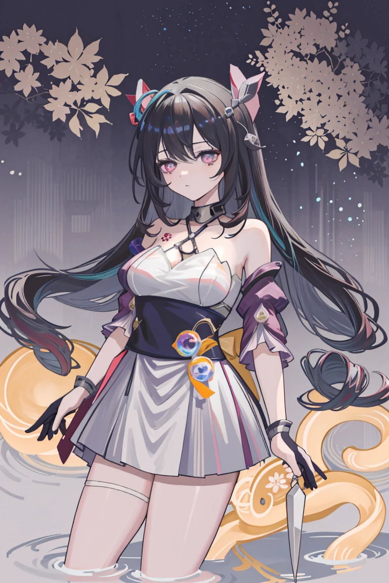 uma musume,woman,long hair,Beautiful golden eyes,Covers all important organs except the face....., Wear a knee-length white dress......,The arms do not reach the top of the hips......,The arms are small...., But the tendon is very large......,soft hands,horse,white hair,The set has white-silver elements with black and gold.,1 person,inside at night,Sharp picture,CG anime,Yellow-orange eyes,Emerald white dress,Evening dresses are decorated with armor.,There was a white moonlight shining.,Beautiful golden eyes,One hand has 5 fingers.,หูhorse,สาวhorse
