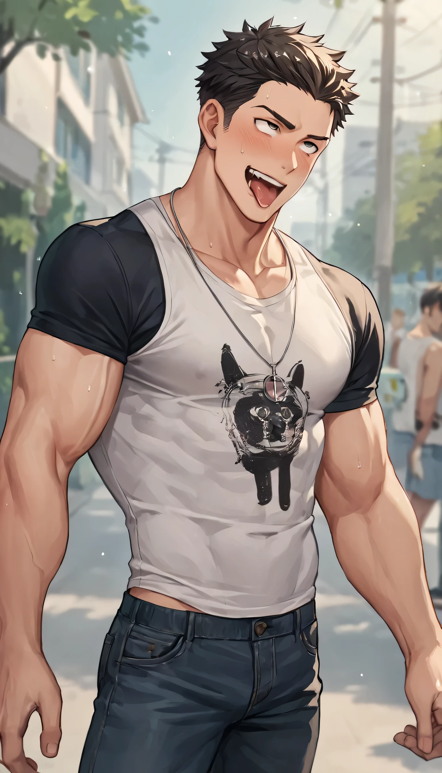 score_9, score_8_up, score_7_up, score_6_up, score_5_up, score_4_up, BREAK source_anime,rating_save, handsome men ,ahegao face ,casual
