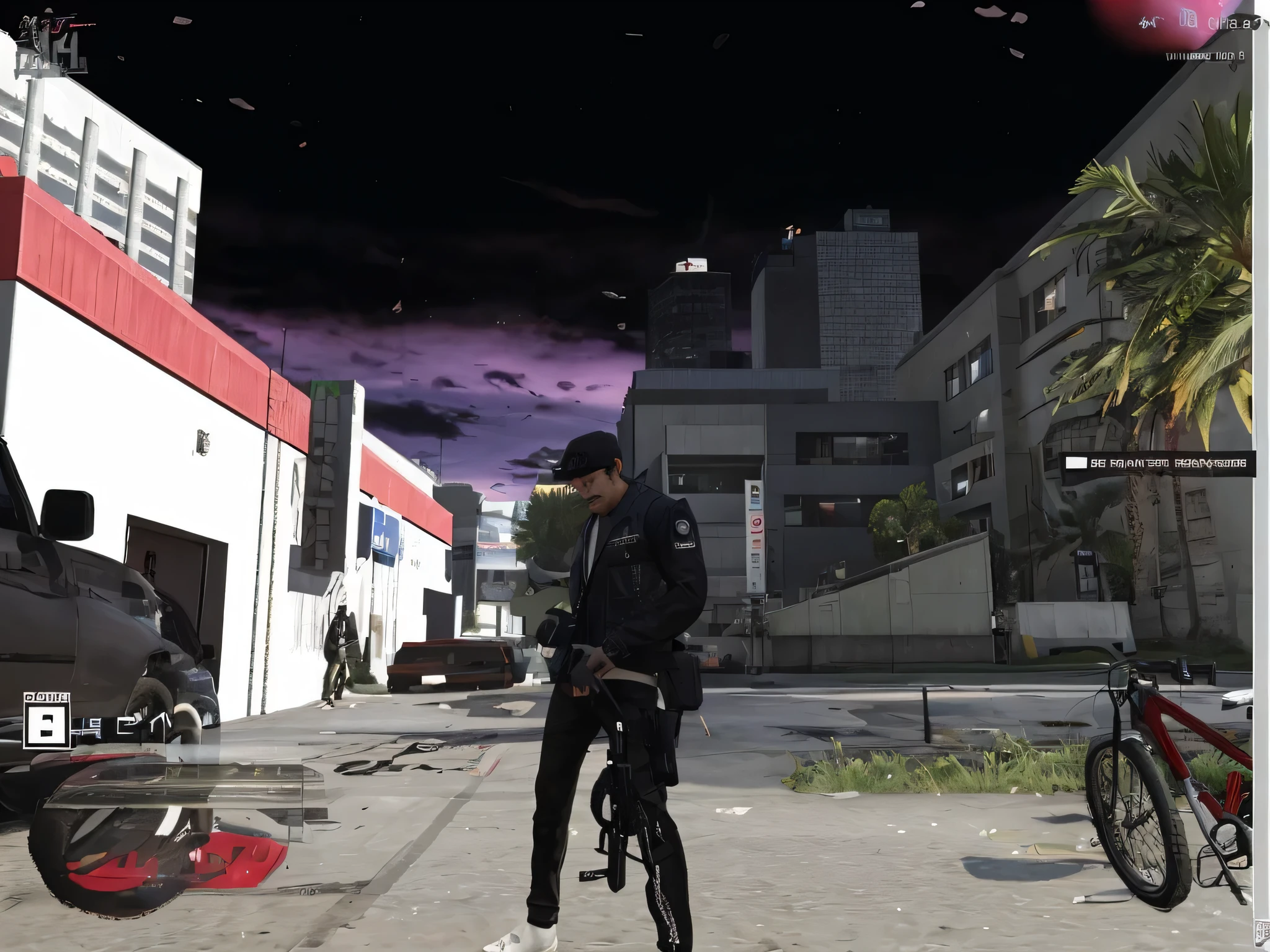 change this gta 5 image to real image withot changing it