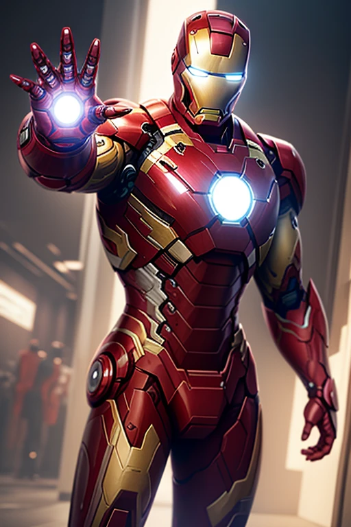 Iron Man is realistic, enlarged and clear, without too many complicated lines. gree