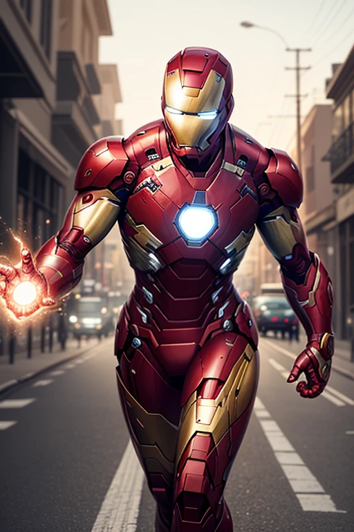 a highly detailed and realistic steel iron man jacket in  gold, designed for speed and maneuverability, hyper realistic, extreme fine details, no complex lines, 8k, photorealistic, cinematic lighting, seamless, masterpiece