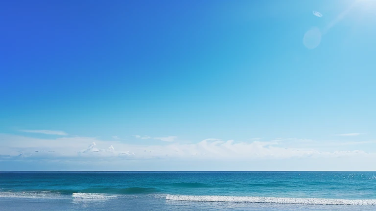 Big Ocean blue sky