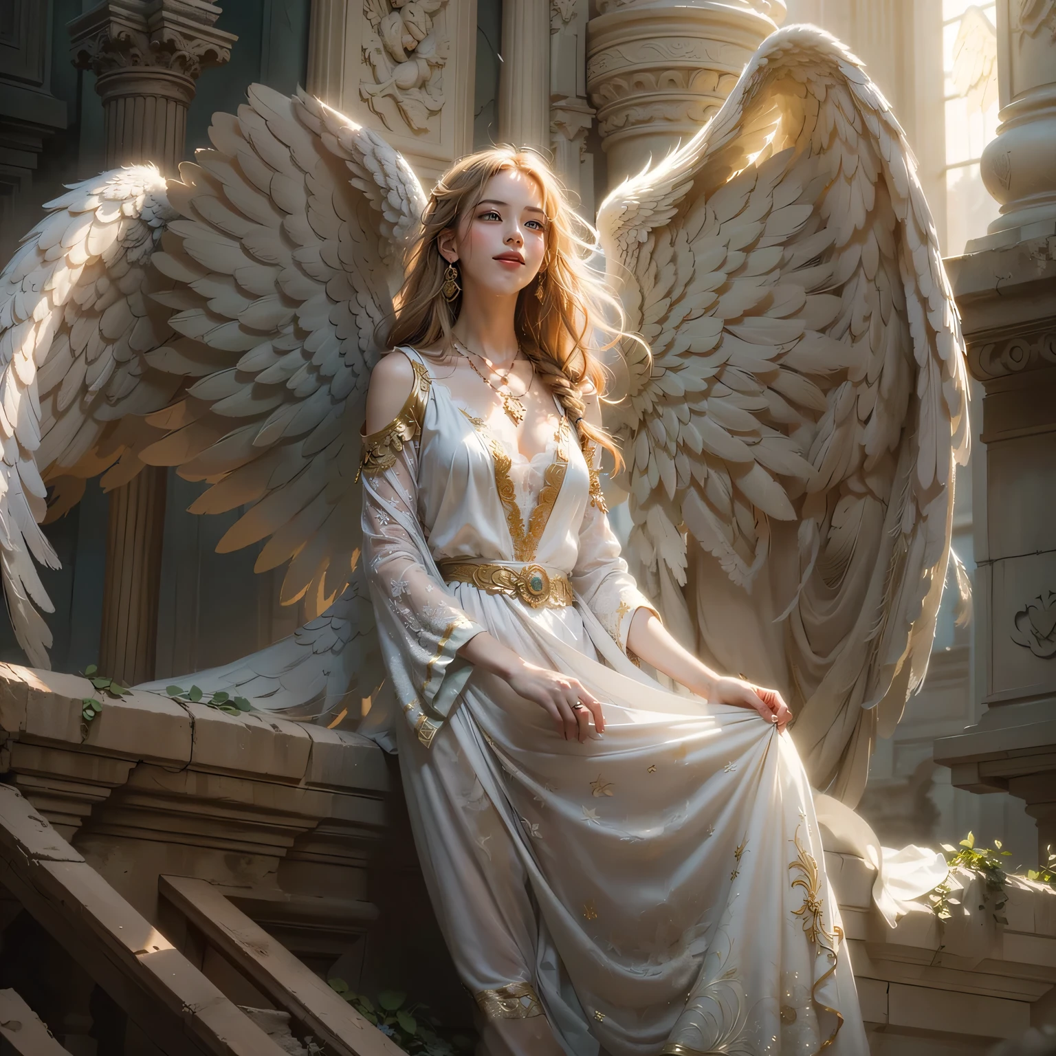 After completely erasing the original image.
Redraw the dress to blend in with the surroundings.