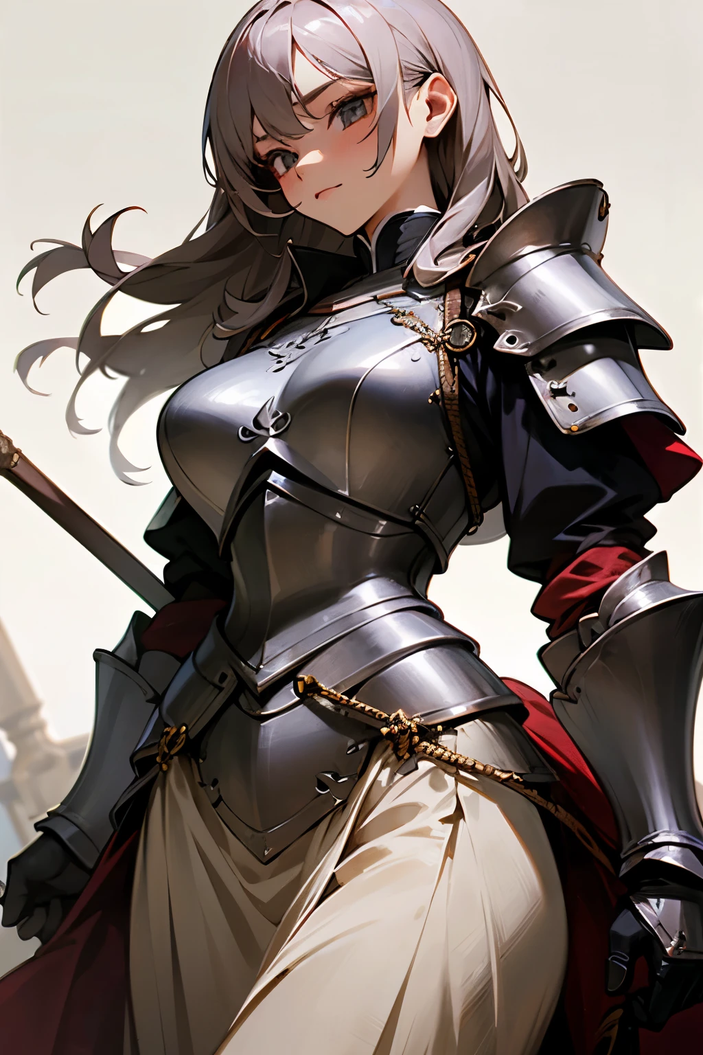 Girl, wearing cotton armor, seductive clothes,