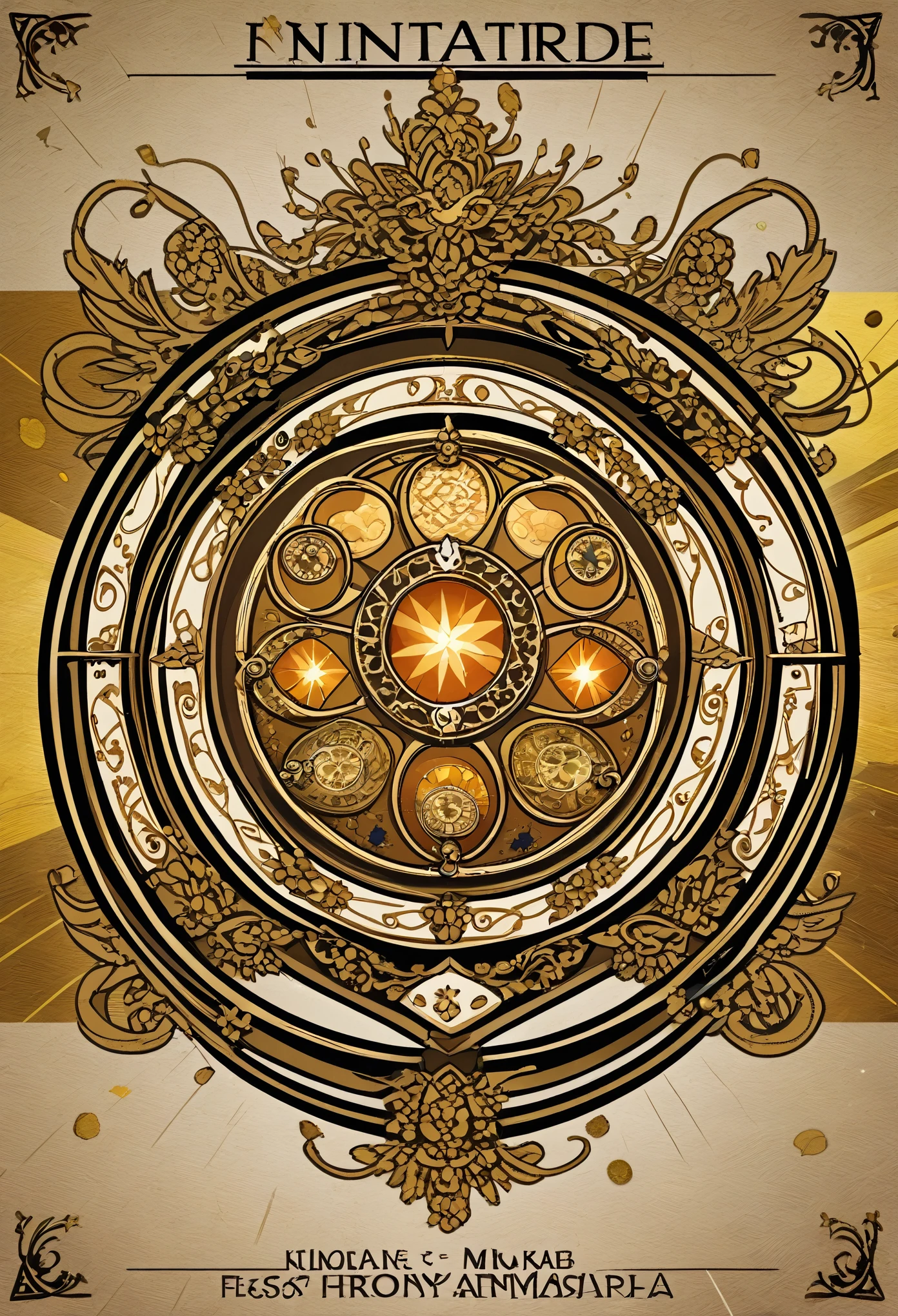 {Intricate magic ring made fire and gold} , vector , runes imagery of rats and small cheese, game icon (masterpiece)