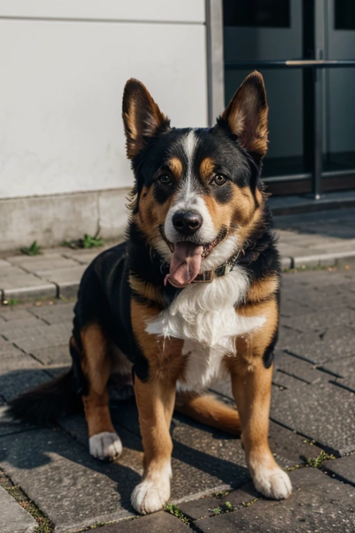 Ein bernasener hund welpe