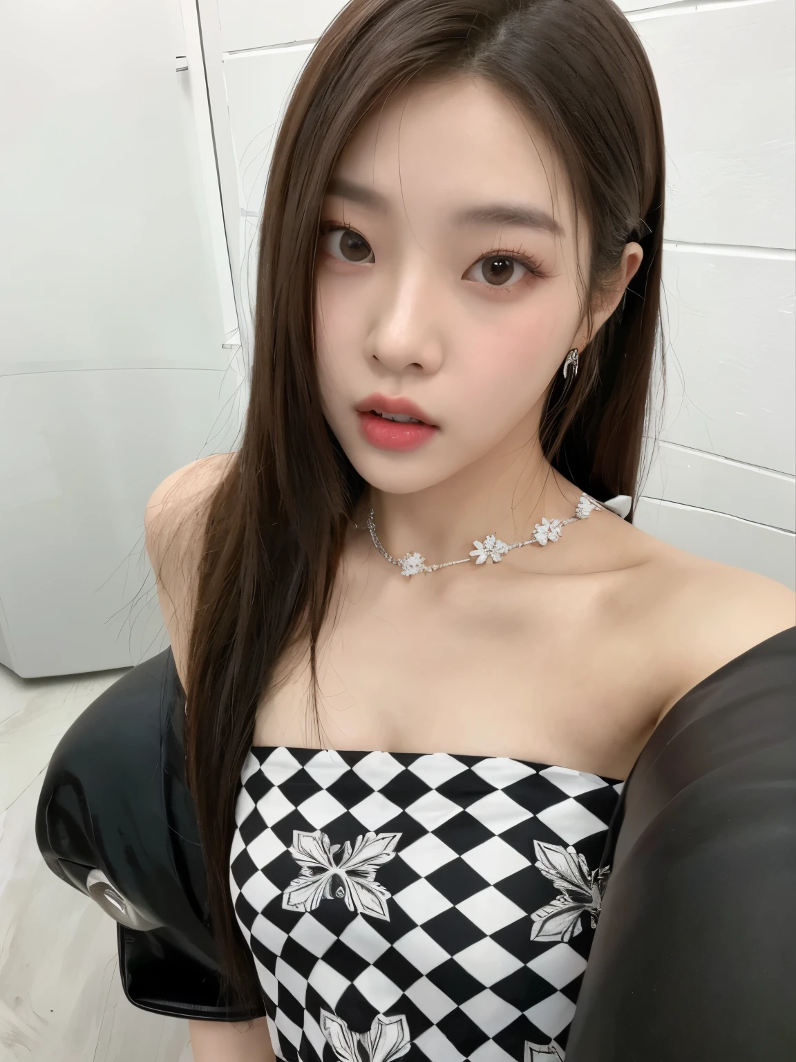 Closeup of woman wearing black and white dress, Jinyoung Shin, Josh de Blackpink, Jaeyeon Nam, Heonhwa Choi, Best Face, Blackpink&#39;s Roseanne Park, BLACKPINK's Index, Dil&#39;rabah Dilmurat, portrait of Josh de Blackpink, Lee, Ji - Eun, Lee, Ji - Eun, BLACKPINK's Index