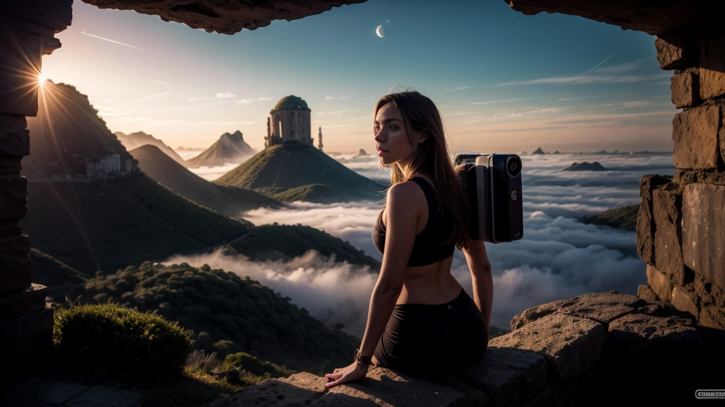 fit body, (big ass), [wide hips], rusty green Venusian terrain, venus dust scattered floating in air, (green mountain:0.8), (lens flare:0.7), (cross-processing), (highly detailed), (cinematic lighting:1.1), sharp shadows, intricately detailed, photographed on a Hasselblad 500, 80mm F2.8 lens, with Cinestill 800T film, cinematic contrast, outdoors, ((on Venus)), space exploration, journey, nasa-punk, ultra altamente detalhado, 32k, sharp focus, luminismo, Detailed oil painting, lua, detailed sky, lobo escuro com grande altamente detalhado, por Anato Finnstark . paisagem detalhada, Aesthetics of Northern Tales, Dynamic movement, grandes olhos reflexivos, floresta, brilhante, folhas rodopiantes, emerald fog, mystic green smoke, fundo complexo, dynamic lighting, luzes, complicado pose, filigrana altamente detalhada, complicado, baroque, Escola do rio Hudson, Thomas Cole, obra de arte, vivid colours, wide angle lens, HDR, hard shadows, art photography, soft focus, masterpiece, breathtaking, atmospheric perspective, diffusion, pore correlation, skin imperfections, 80mm Sigma f2, depth of field, intricate natural red lighting, wide angle,

(Best quality, 8k, High Resolution, Masterpiece:1.2), ultra-detailed, (realistic, photorealistic, photo-realistic:1.37), ((Best quality)), ((Masterpiece)), (detailed), looking up from the bottom, (wide angle), (top_view_perspective:1.3)

[photographing from above, high angle shot, realistic view from above, (Overhead view:1.20), top view, looking up from the bottom, (wide angle), (top_view_perspective:1.3)]

[[The character is surrounded by mist, evoking a mysterious and eerie atmosphere. The lighting is dark and atmospheric, with a red smoke adding a touch of sinister ambiance. The image is of the best quality, with a resolution of 4k and HDR enhancement, showcasing the utmost level of detail and realism, sfw, full body shot. View from above. (1woman)]]