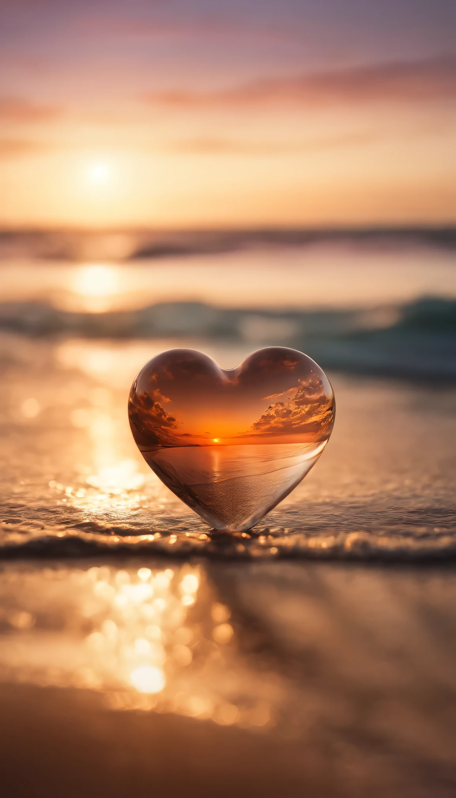 Double exposure of glass heart, Immerse yourself in a soft and romantic atmosphere. Using Double Exposure Technology、Create something vivid, Dynamic images. Inside the Glass Heart, In the vibrant summer sunset、Picture a beautiful, shiny silver cross in front of a rolling beach.。, heart、All created using tilt-shift technology, 3D effects and sharp contrast. Around the glass heart, Romance Themed Dev Rethore.com, Soft pastel tones and warm lighting、It creates an enchanting and welcoming environment. The autumn landscape and the enchanting sparkling silver cross in the glass heart are vibrant and detailed., In harmony with the gentle and romantic environment、Creates a quiet and romantic environment。.
necessary for this purpose: alchemy, Prompt Magic V3, PhotoReal or DreamShaperV7