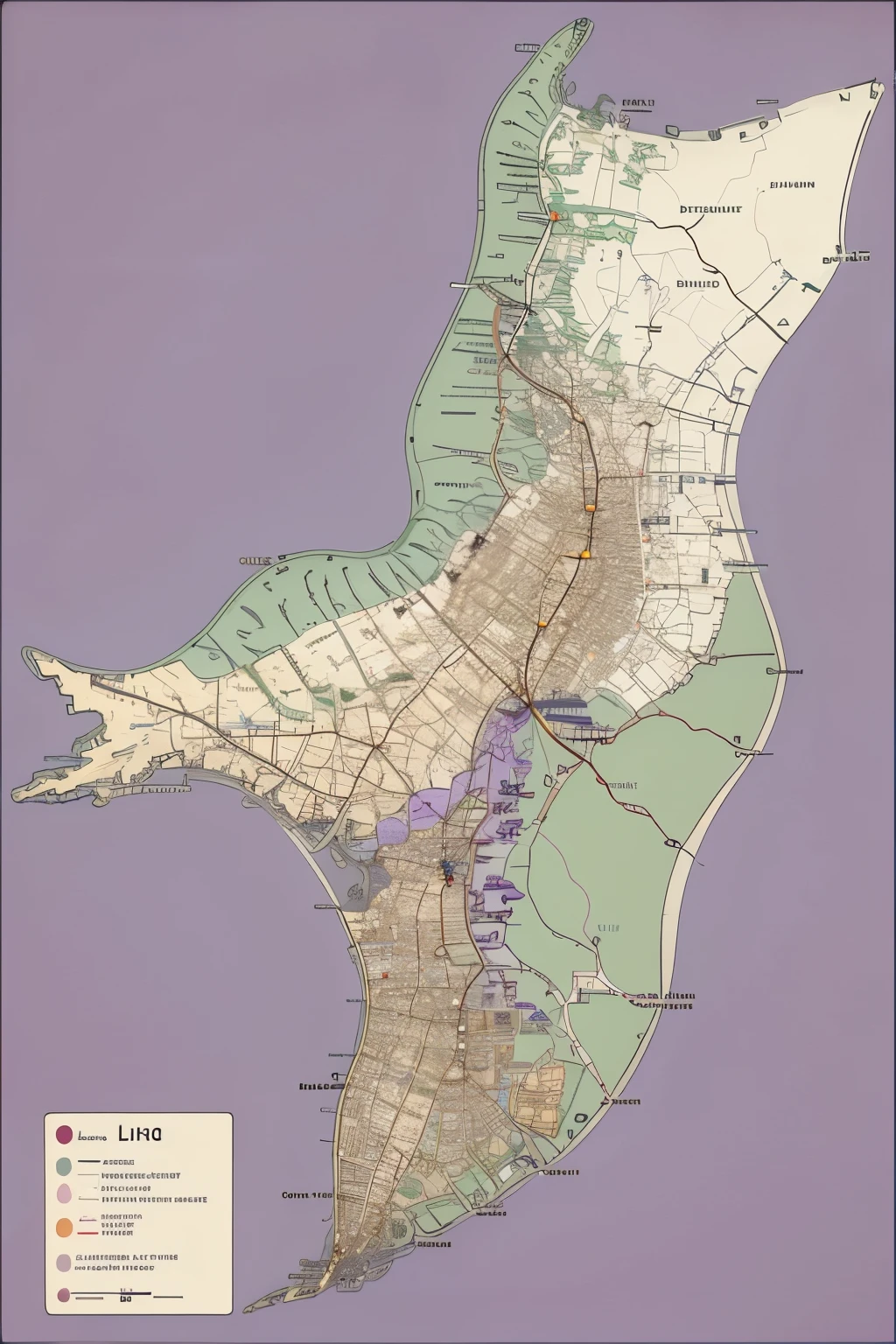 make a map of the state of ES highlighting the city of colatina in lilac