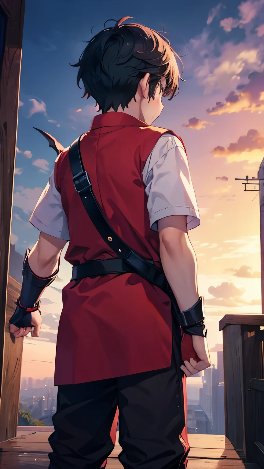 boy ??? with Dragon Arm, back side