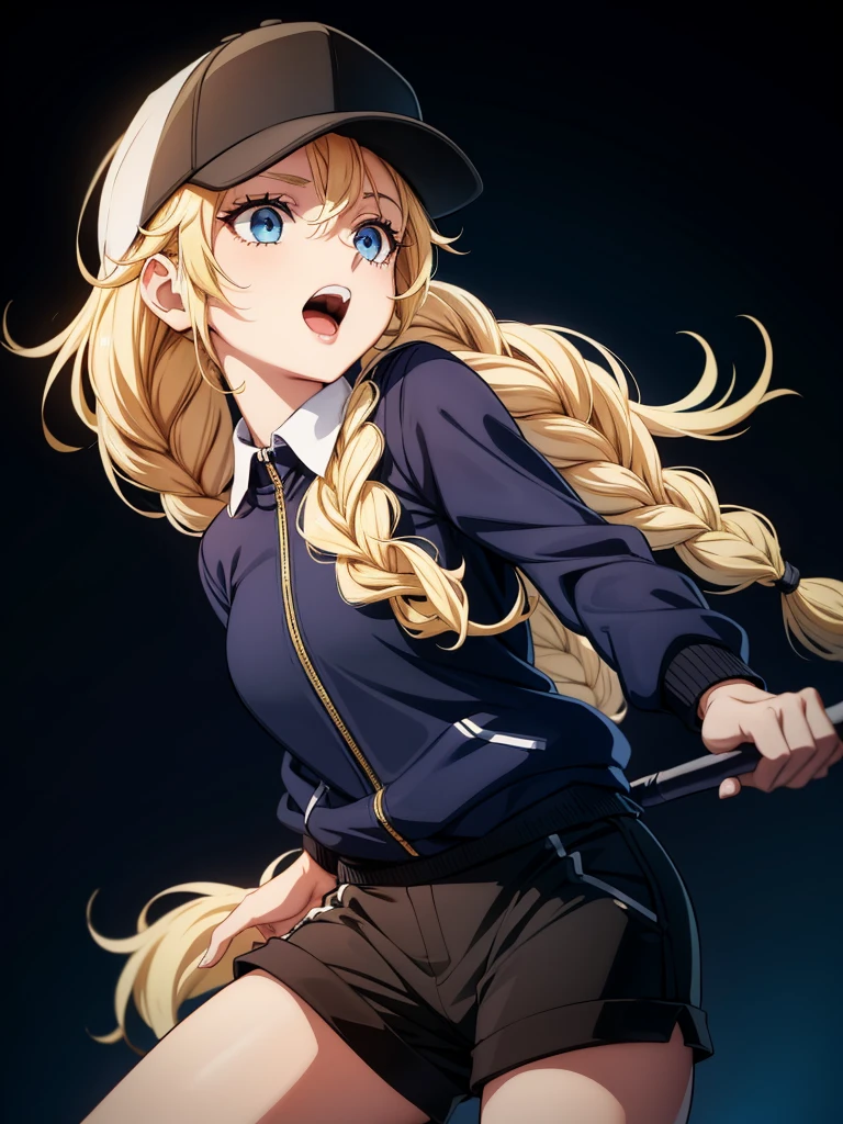 anime artwork, score_9, score_8_up, score_7_up, score_6_up, score_5_up, score_4_up, r,Camie Utsushimi, light brown hair, dark brown eyes,, breasts, , big breasts, , , cap, she is 24 years old,   , ,horny, , , ,  style_3, ,  outdoors, in shadow, catsuit, wet,  , 1boy, Izuku Midoriya, she making him handjob, big penis, both her hands on penis, , blush, big testicles, In the shade under a tree, he cum on her face, sky, clouds,pov. zipper running down the middle, left slightly down to reveal her cleavage