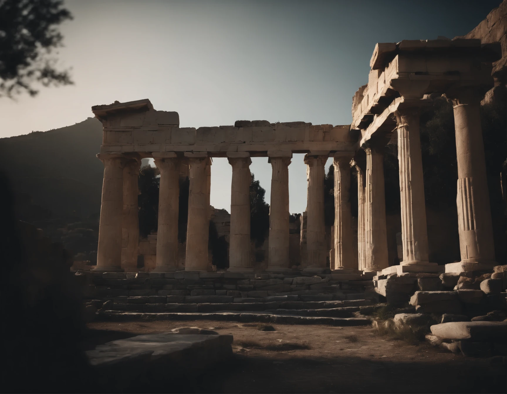 Ancient Greek ruins.