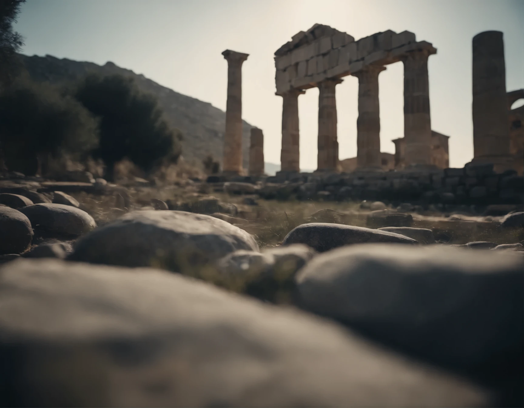 Ancient Greek ruins.