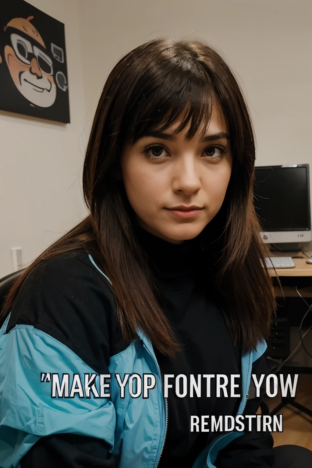 Make me a funny meme profile with the logo "meme studio