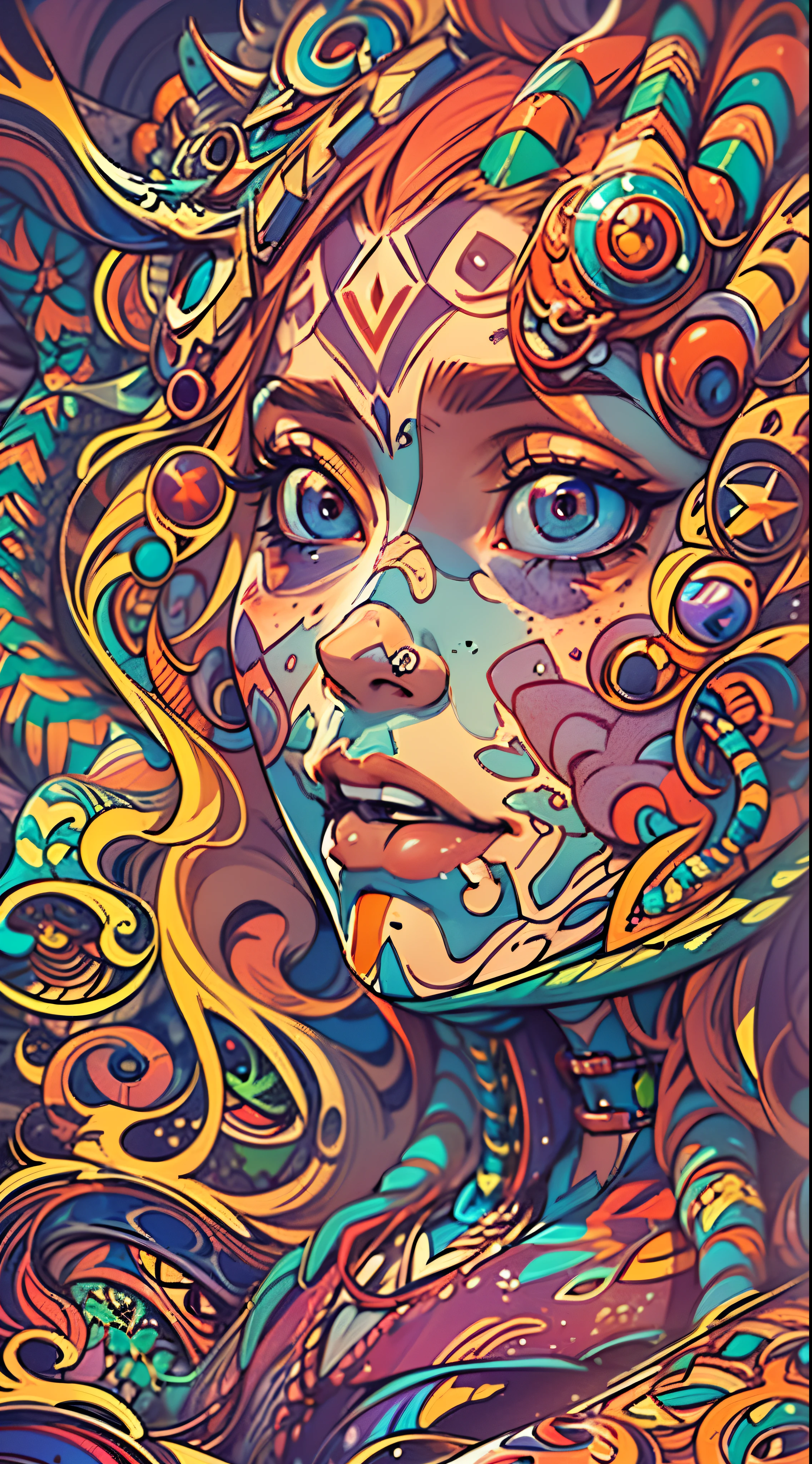 Biopunk psychedelic sex, erotic surrealism, nsfw, nude, lsd trip, trippy sex, acid trip, colorful, (multiple women, busty women:1.3), (vaginal sex, vagina penetration:1.3)