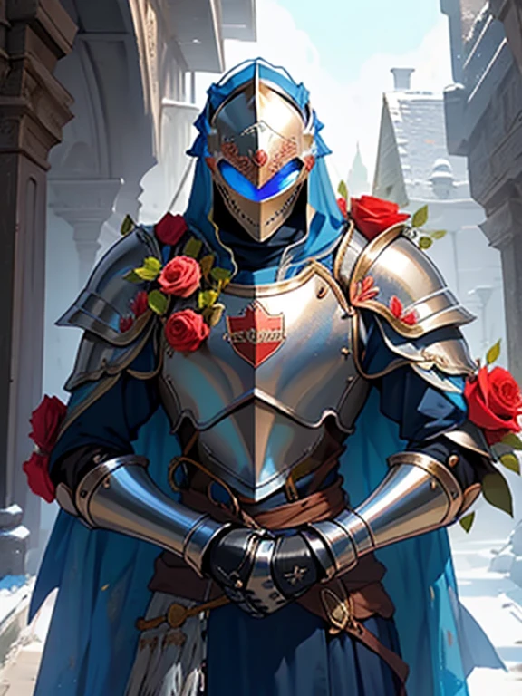 Romantic Knight，armour，Knights of the West，Rose flower