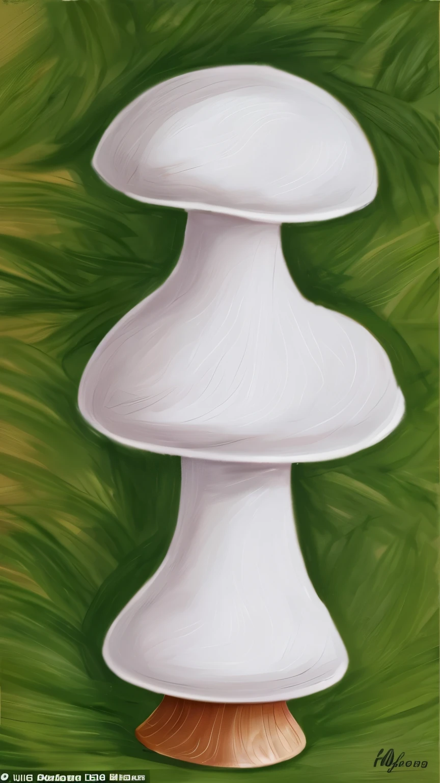 Draw a fruit that looks like a mushroom