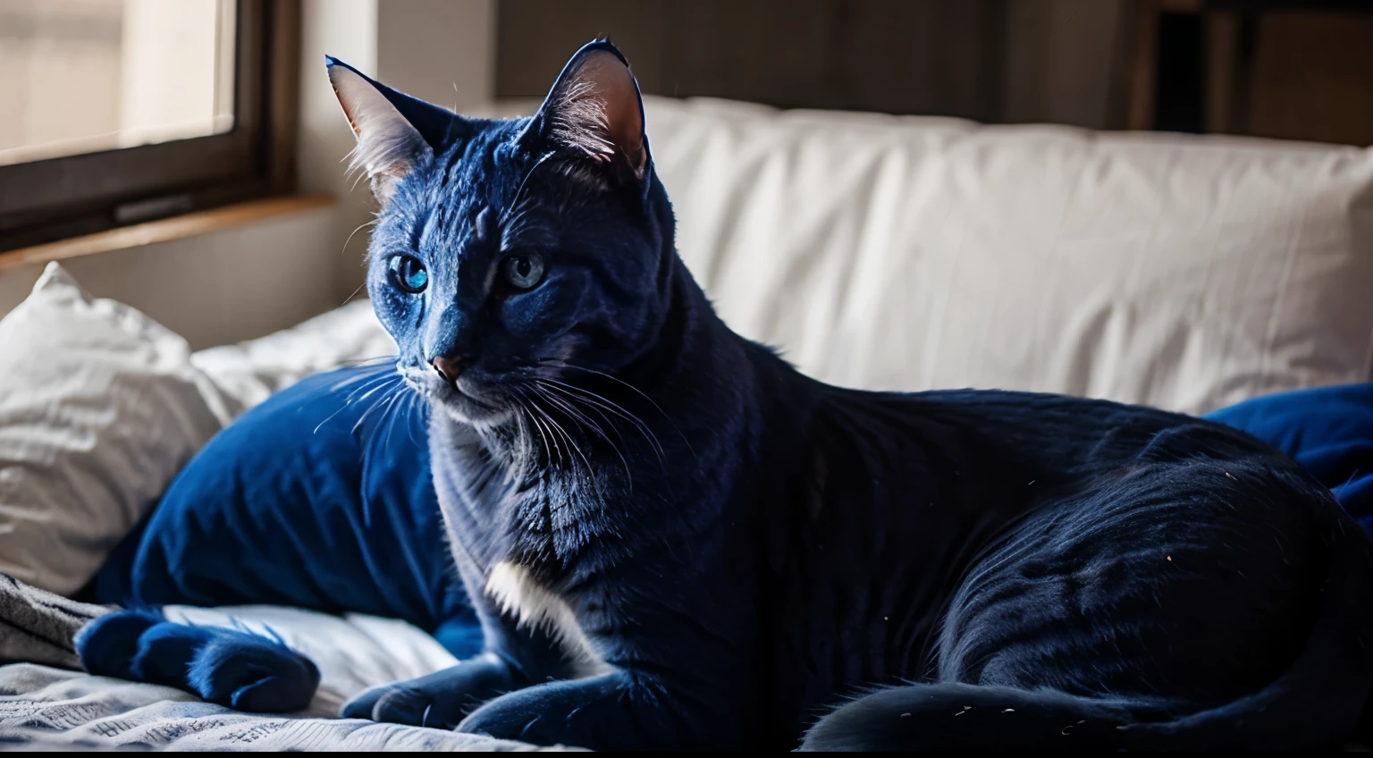 blue cat