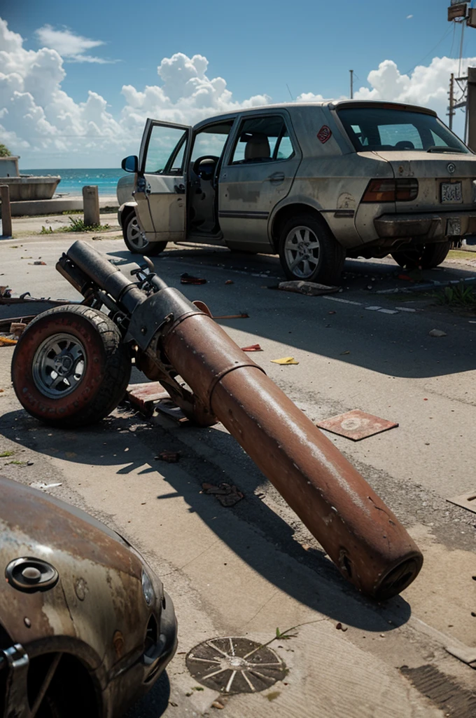 Dead island 2 autos abandonadis