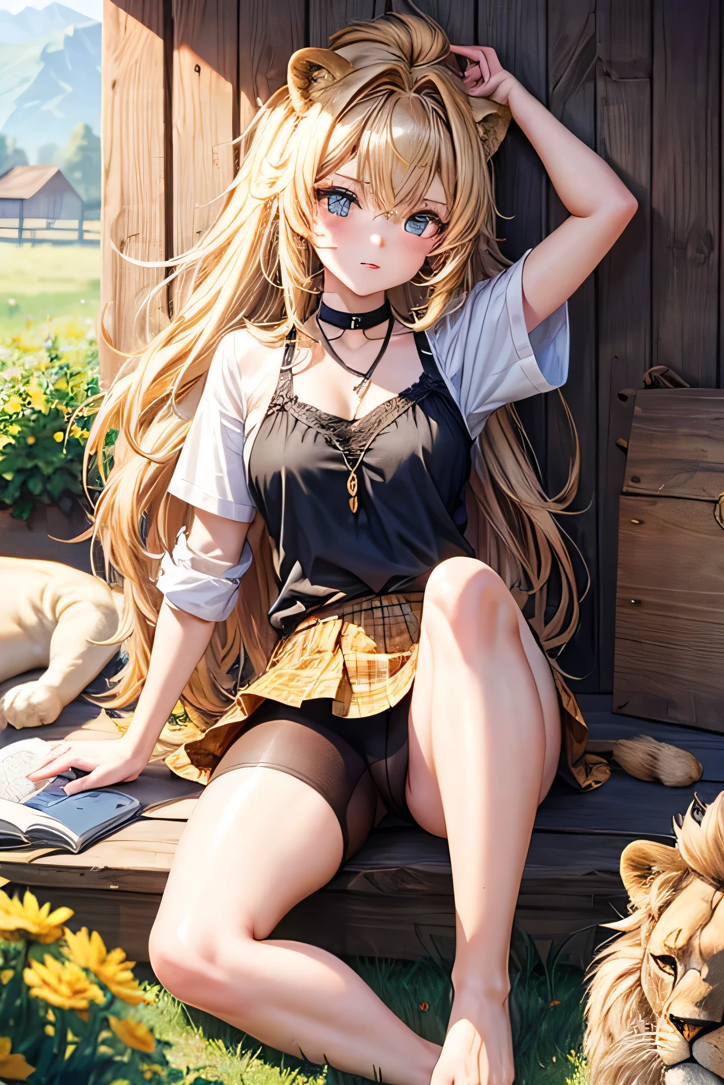 Girl lion
