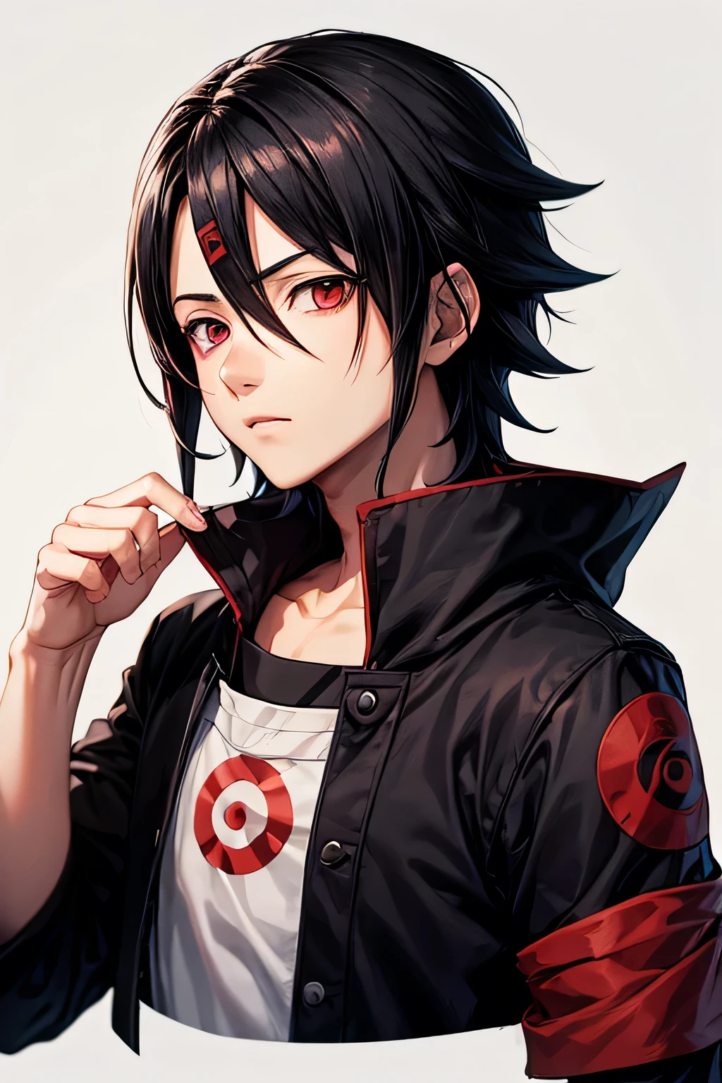 Boy from the Uchiha clan.