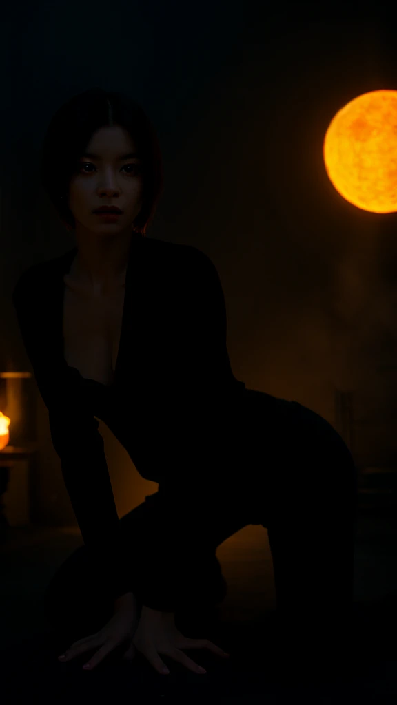 Generates an 8K image of a necromancer standing in the middle of a bright and spooky location. His face is super detailed, The irises of a necromancer&#39;s eyes must be completely white, Verbosity level 1.2. Your face should have a mixture of sensuality and devilish expression.. A necromancer&#39;s skin should be pale and dead., Contrasting with the dark environment. The necromancer is surrounded by a corrupted landscape of shadows., A dismembered ?????? rising from the ground, Souls of the Dead, and、Candles illuminating black magic symbols, Verbosity level 1.2. The atmosphere must be filled with black magic., This causes visual distortion.、Creates a terrifying and sinister sight, Verbosity level 1.2. The final image must be created in CGI and Unreal Engine, With soft focus effect. Images must not be based on any particular photograph, But it should look realistic. The composition of the image is、It must evoke a sense of technology and high-quality craftsmanship., Reminiscent of a masterpiece of illustration and CG art. The composition must contain coherent elements, Wallpapers and official art. The final image needs to have fine details, Extreme delicacy and beauty, Sharp focus and high level of detail. Image construction requires a step-by-step process, Based solely on the information provided in this text.