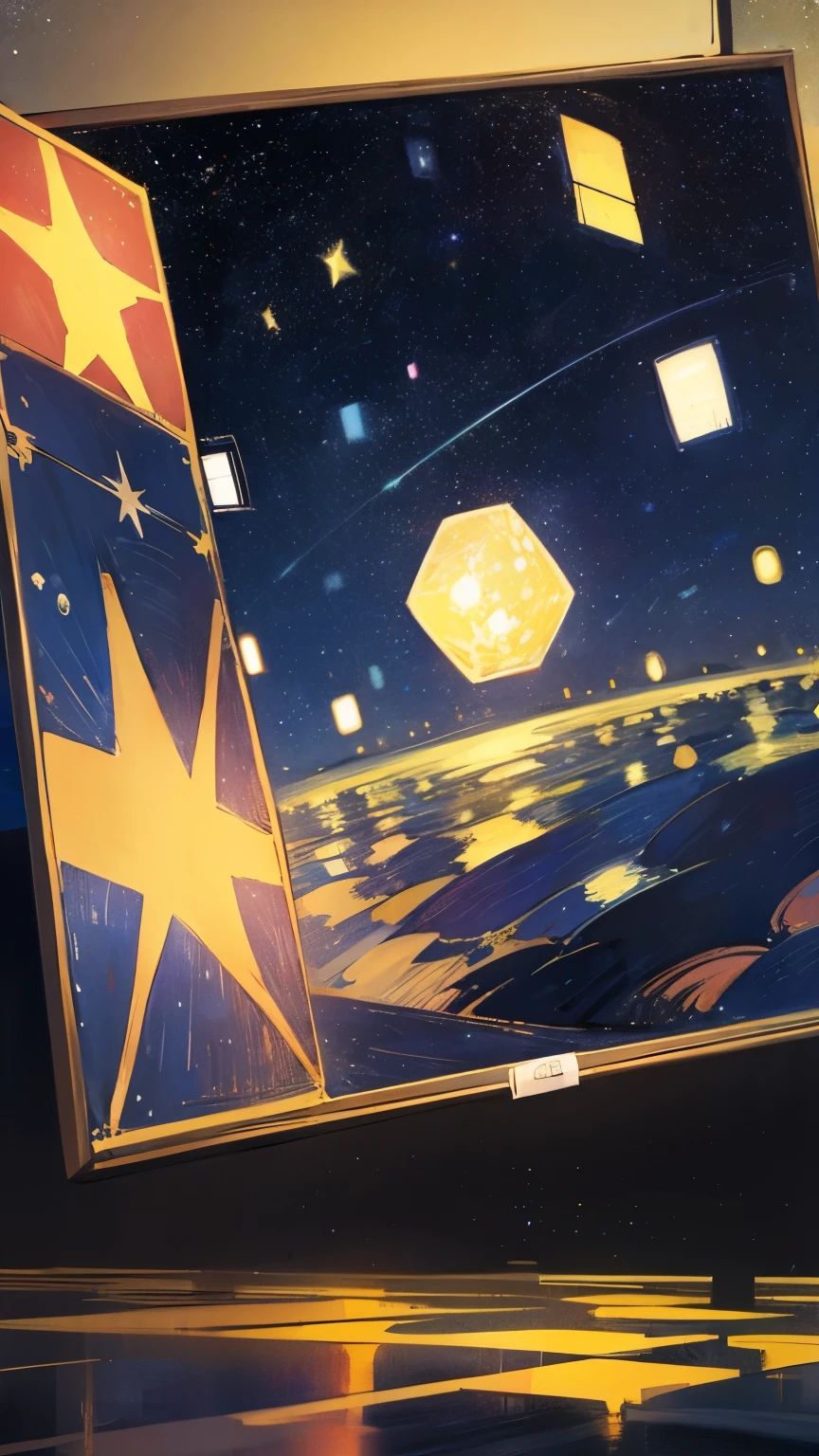 The starry night mondrian