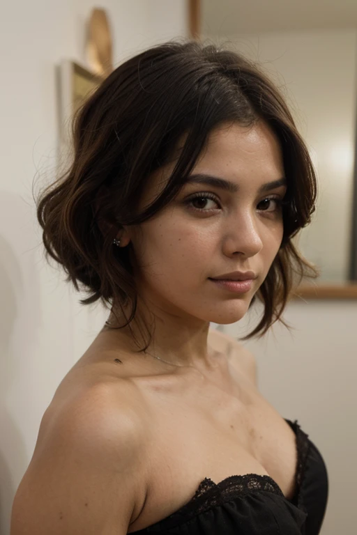 ((melhor qualidade)), ((Obra de arte)), (detalhado), cabelo preto e pele morena 