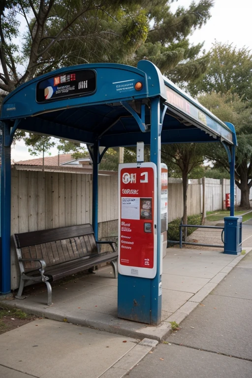 Large and spacious bus stop structures