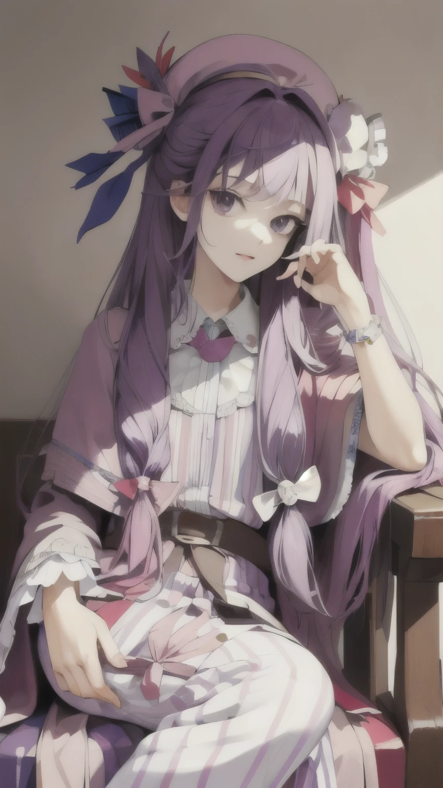 (masterpiece, ultra_detailed:1.3), patchouli_knowledge,