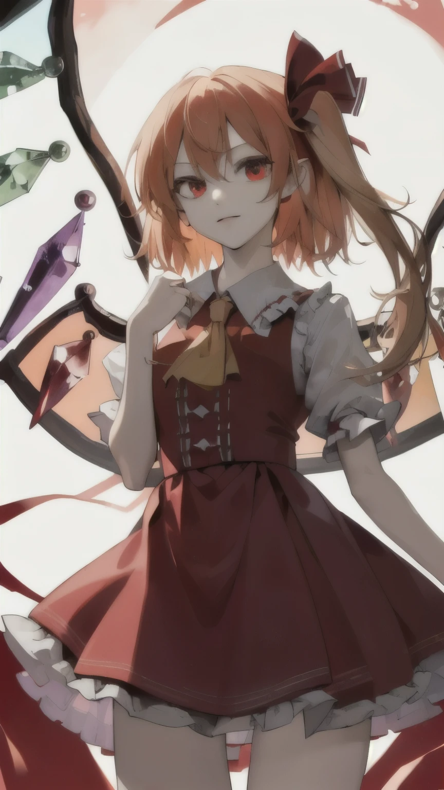 (masterpiece, ultra_detailed:1.3), flandre_scarlet, Touhou_series,