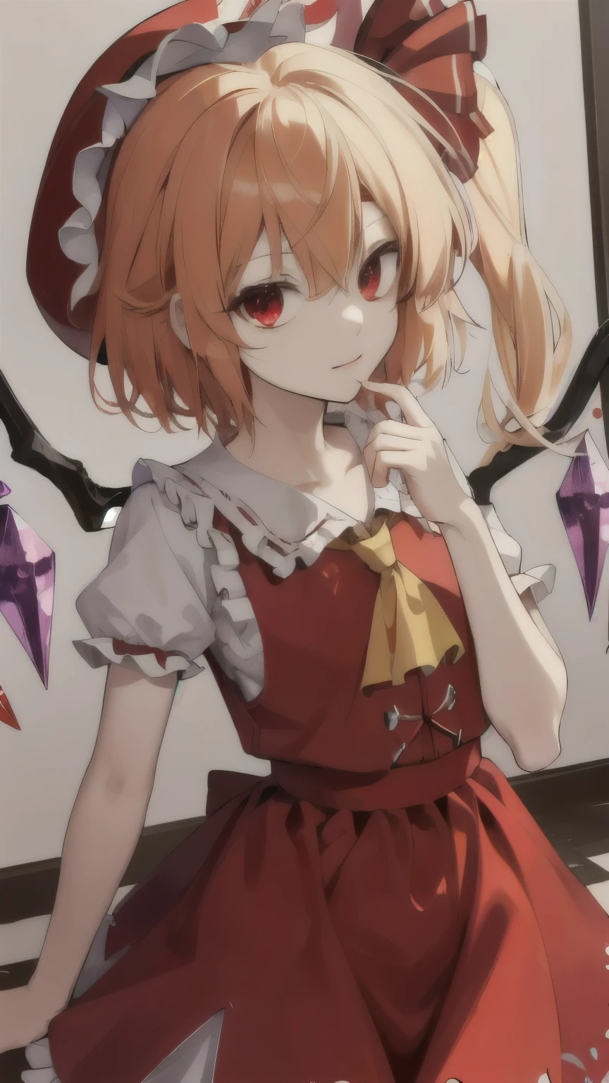 (masterpiece, ultra_detailed:1.3), flandre_scarlet, Touhou_series,