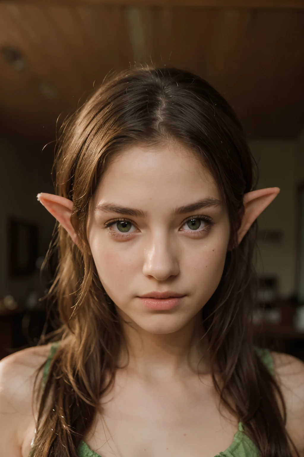 ((Elven Girl)), ((12 anos)), (cabelo loiro,olhos verdes), rosto perfeito