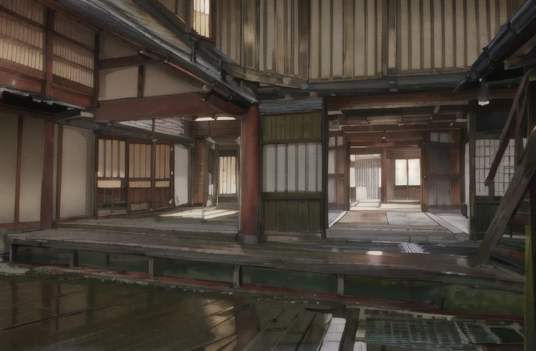 Old house in Japan, Earthen floor