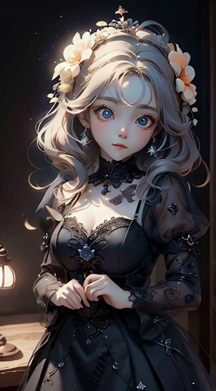((masterpiece, highest quality)),(Complex lighting),One girl, Valerie Frizzle,dress,Big eyes、Beautiful Woman,高品質高級なdress、