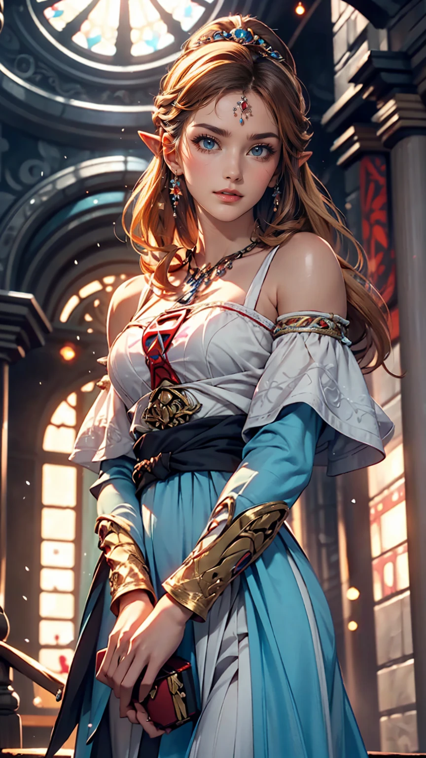 masterpiece, Highest_quality, One girl, alone, Princess Zelda, Nintendo, The Legend of Zelda, album