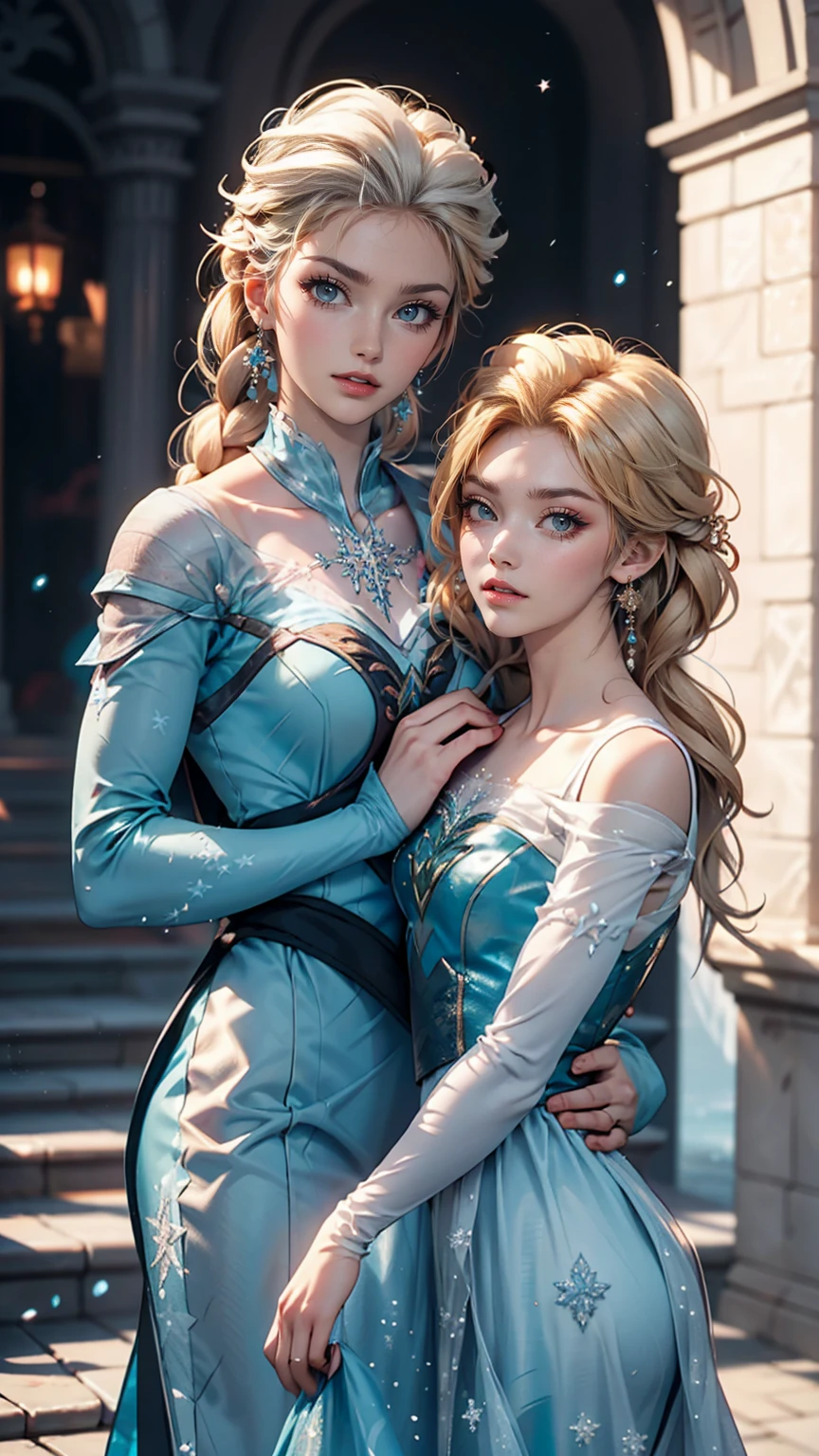 Disney「Frozen」Anna and Elsa